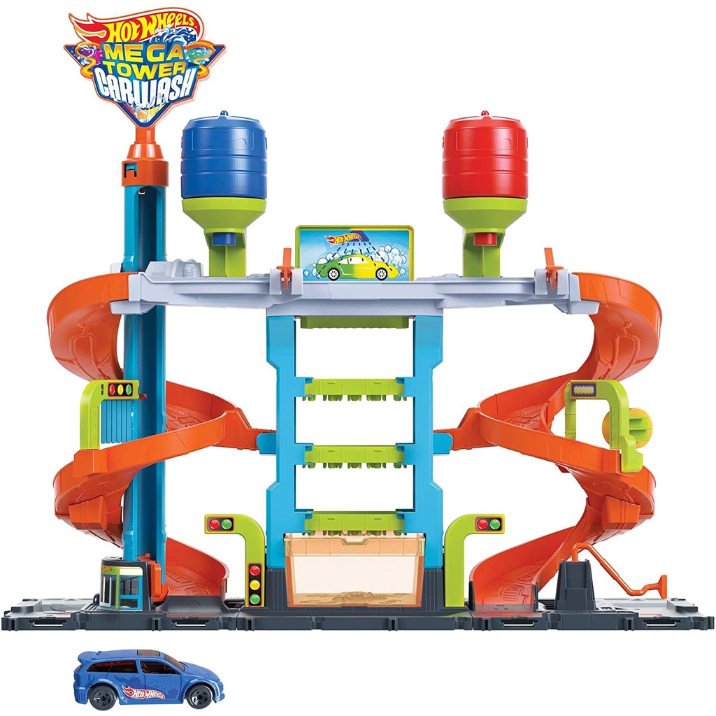 Pista Hot Wheels City Playset Lava Rápido Mega Torre Mattel HDR34