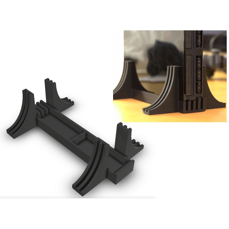 Suporte Playstation 2 Slim Ps2 Vertical Pezinho Apoio Base