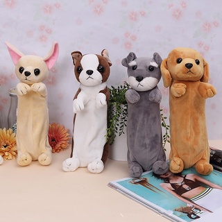 Estojo/Caixa De Lápis Flexível Escolar Com Desenho De Animais/Cachorro Federmappe Para Meninas /