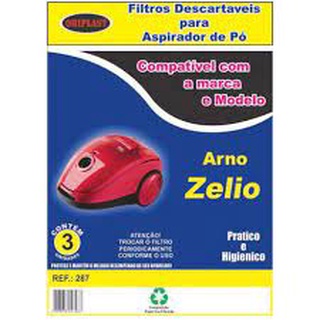 Saco descartável aspirador de pó Arno Zelio