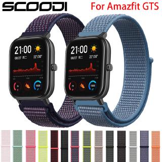 Smartwatch 20mm nylon strap loop para for xiaomi originais huami amazfit gts 4 3 2 2e 2mini/GTS 4Mini relógio inteligente