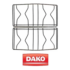 Kit 2 Grelhas Trempe Dako Supreme Delta 2 Peças Para Fogão