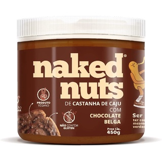 Pasta De Castanha De Caju Naked Nuts Com Chocolate Belga Crocante G Shopee Brasil