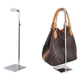 2 Expositor De Bolsa Mochila Feminina Luxo Cromado Balcão
