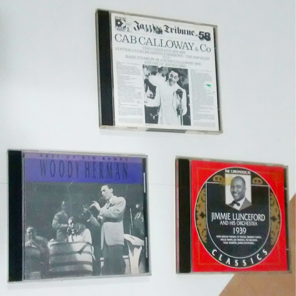 3 CDs (2 Importados - 1 Duplo)- Cab Calloway - Jimmie Lunceford - Woody Herman