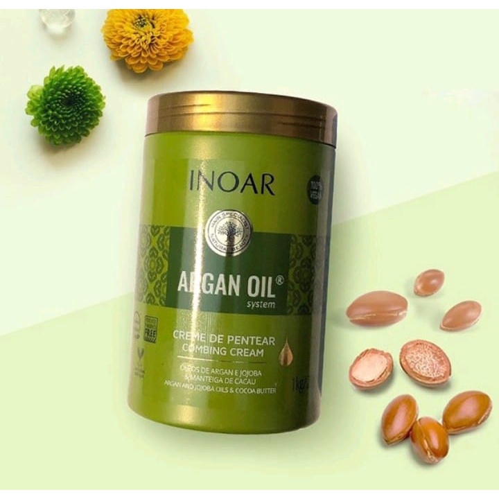 Creme Para Pentear Inoar-Argan Oil 1Kg | Shopee Brasil