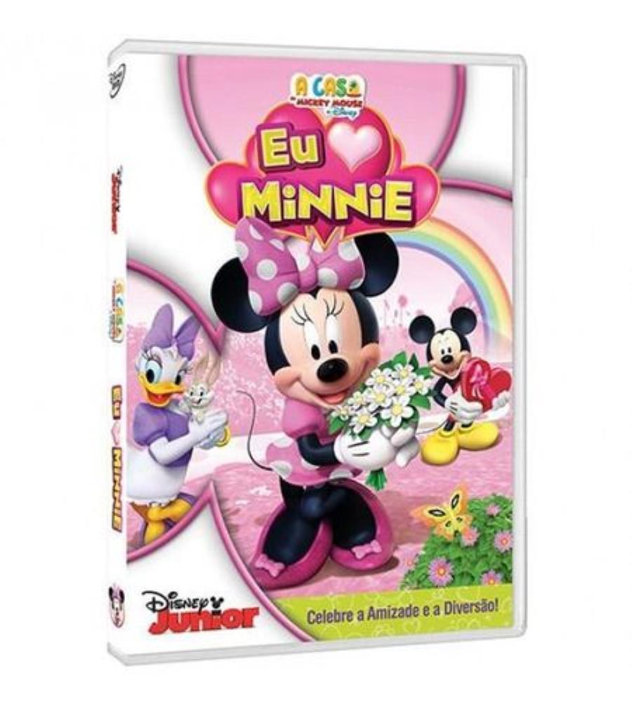 DVD Eu Amo Minnie - A Casa Do Mickey Original Disney Júnior