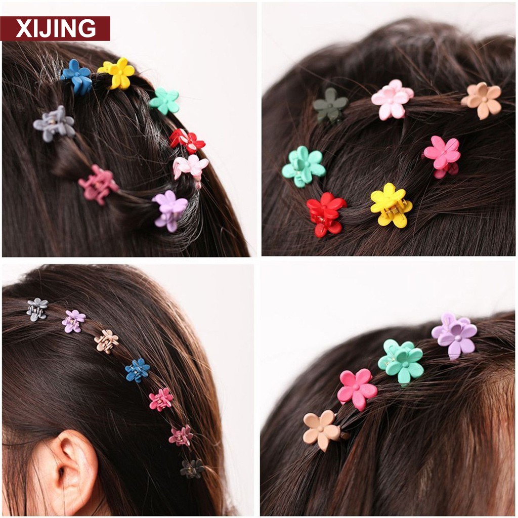 30 Peças Mini Presilha De Cabelo Infantil Feminina De Plástico Com ...
