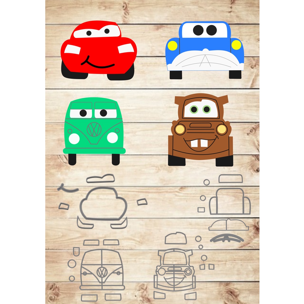 cortador carros (mcqueen) Promoção em Oferta na Shopee