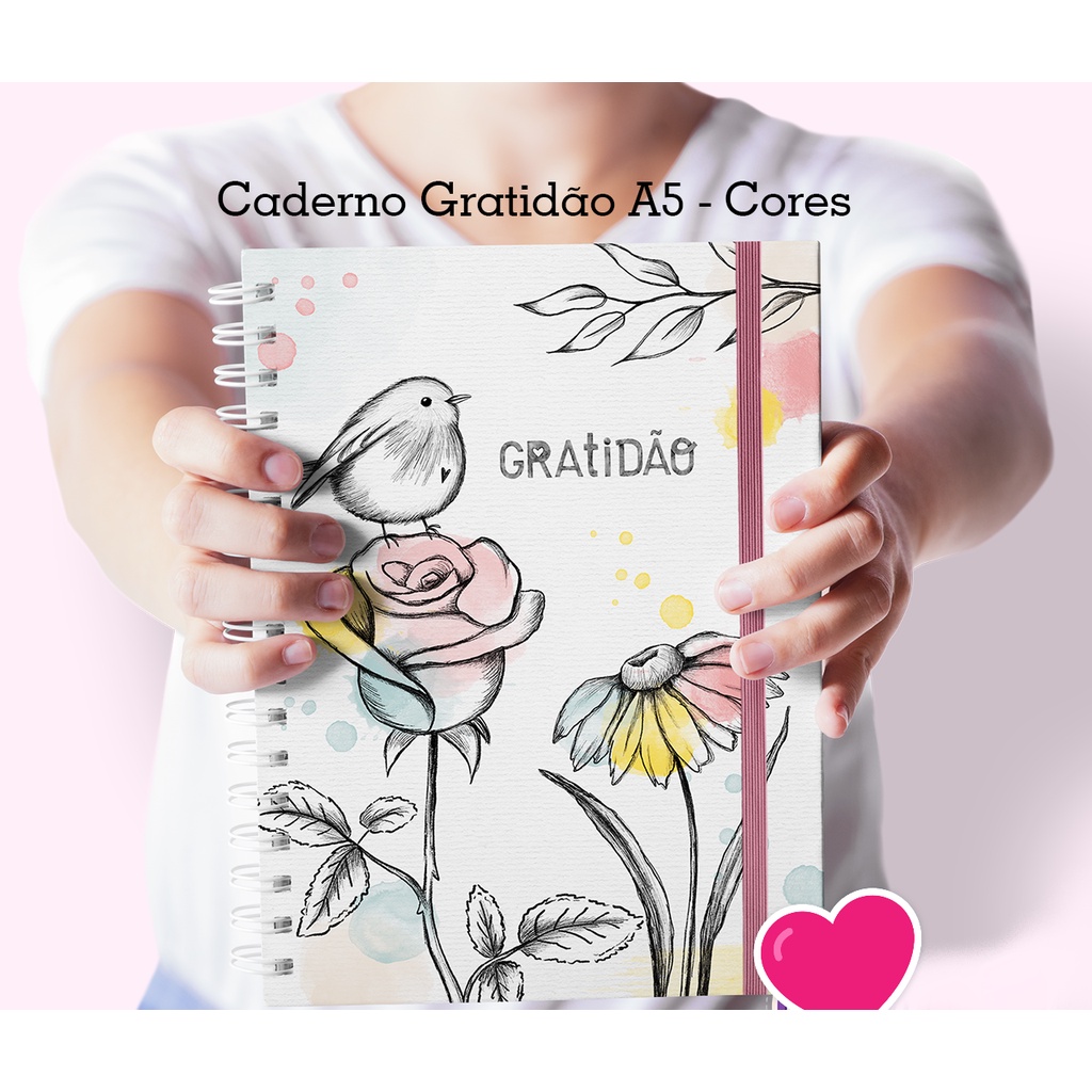 Imagem Caderno de gratidão /Diário da gratidão
