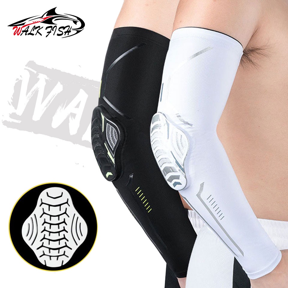 Um Pedaço De Pesca Braço Cotovelo Cotoveleiras De Espuma Elástica Vôlei Esportes Mangas Protetor em Oferta na Shopee