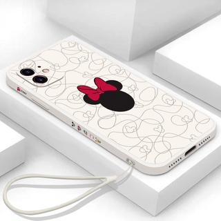 Capinha de desenho animado pintada de lado para iphone 14 13 12 11 pro max X / Xs 7 / 8plus XR