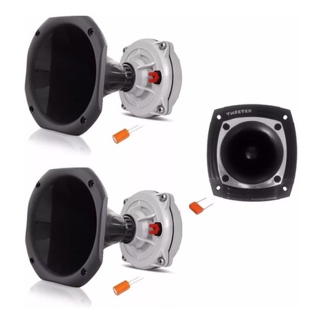 2 Driver Iii D250x Musical + Tweeter Musical + Corneta Longa