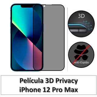 Pelicula 3D Privacy Iphone 12 Pro Max iPhone 12 e Pro Privacidade Anti spy