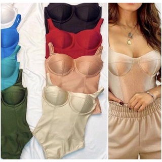 Body Meia Taça Cirrê Com Bojo Modelo Retrô Alcinha Blogueira Acetinado Realça Seios Feminino Promoção Tendência