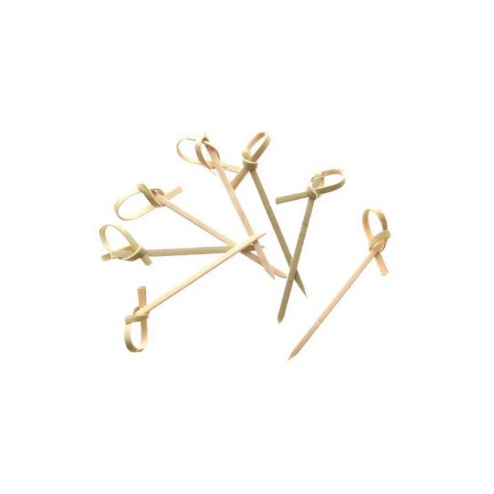 Palito em Bambu p/ petiscos  - 20 Unidades - 12 cm - Silver Festas - Rizzo - Home & Living