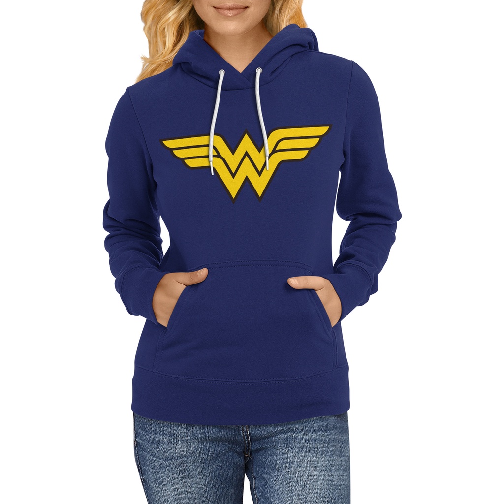 Moletom Feminino Mulher Maravilha Blusa de Frio