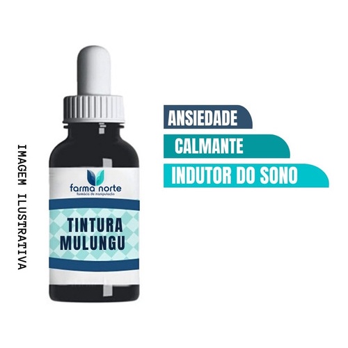 Tintura De Mulungu 30 Ml - Calmante/ Indutor Do Sono