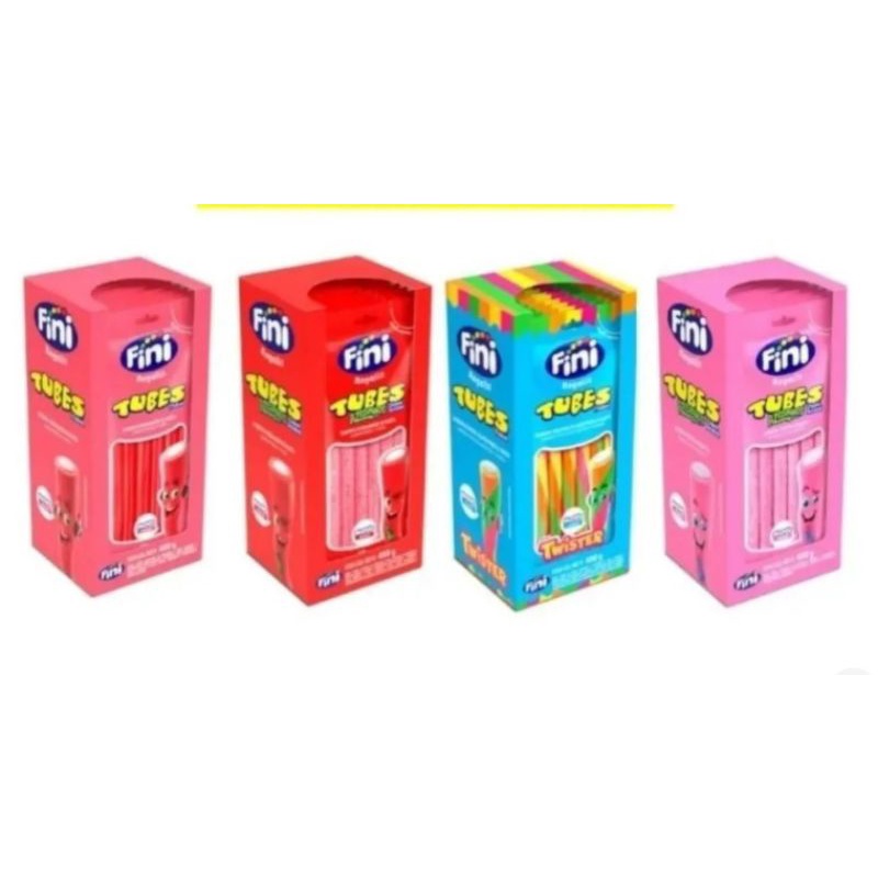 Display C/10 Bala Fini Tubes 40g - Escolha O Sabor (LANÇAMENTO EM ALTA ...