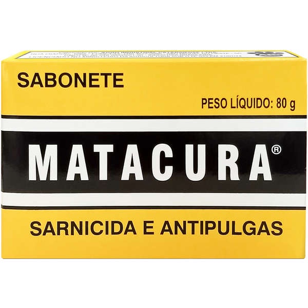 Sabonete Matacura Sarnicida e Antipulgas para Cães - Pets