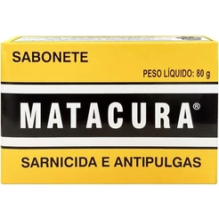 Sabonete Matacura Sarnicida e Antipulgas para Cães