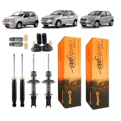 4 Amortecedor + Kit Dianteiro Traseiro Palio Fire 2011 2012