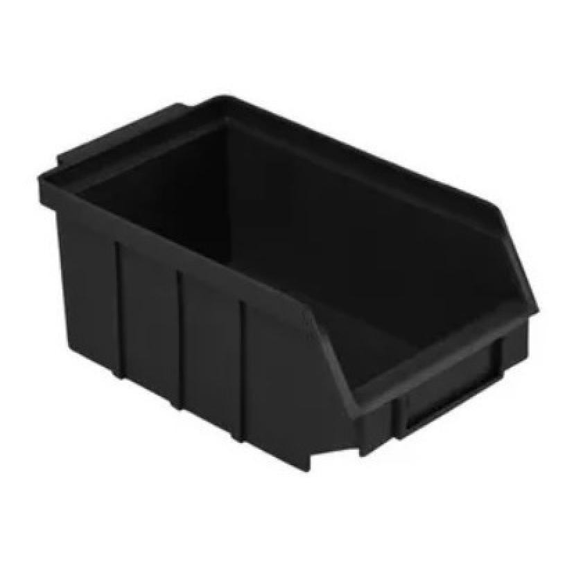 30 Caixa Bin Organizadora n*3 Empilhavel, Cores Preta, Azul ou Branca