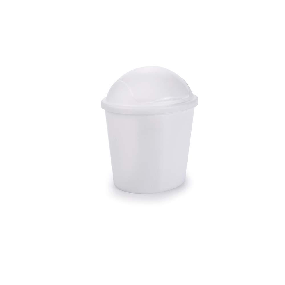 Lixeira de Plástico 2 L com Tampa Articulável Flip - Home & Living