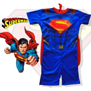 Promoção Fantasia Super Man Super Homen Infantil em Oferta na Shopee