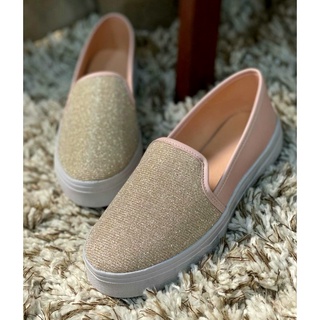 Tenis Casual Feminino Iate Slip On Plataforma Leve