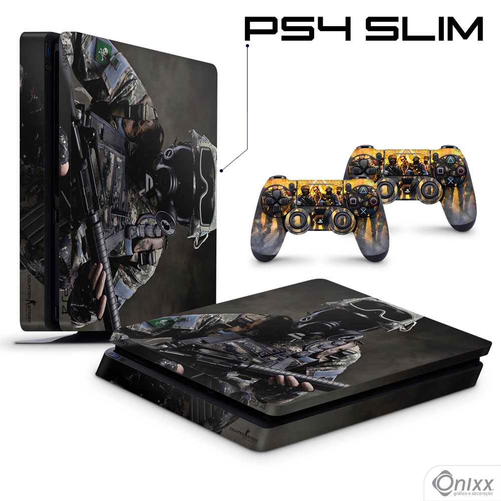 Skin PS4 SLIM Adesiva Counter Strike GO