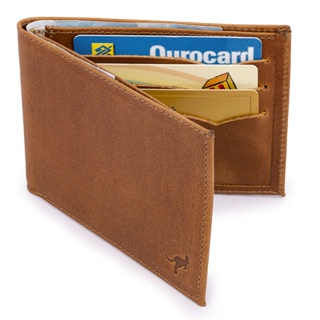 Carteira Masculina Luxo Couro Legítimo Rg-cédulas-cartões em Oferta na Shopee