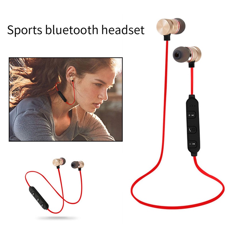 Magnéticos Sports Estéreo Sem Fio Bluetooth Fone De Ouvido À Prova