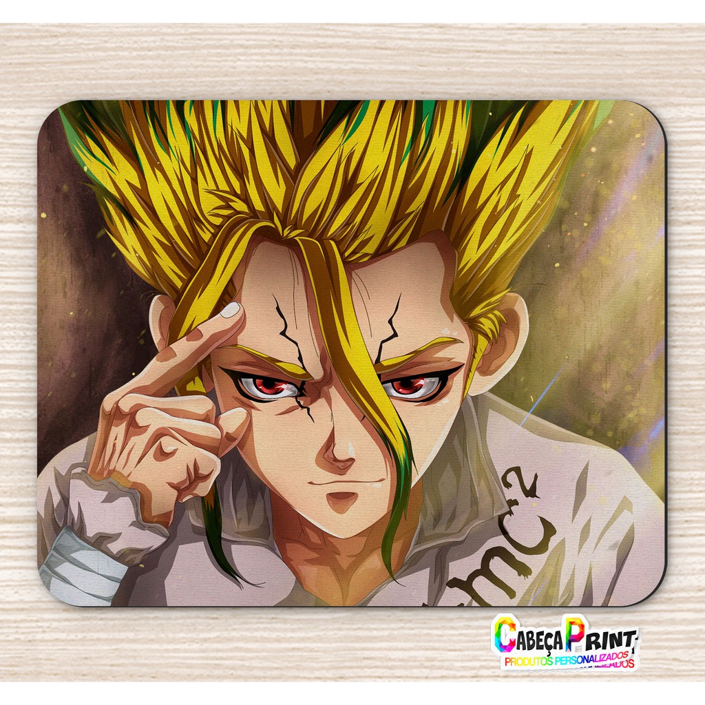 Mouse Pad x24 Cm Dr Stone Shopee Brasil