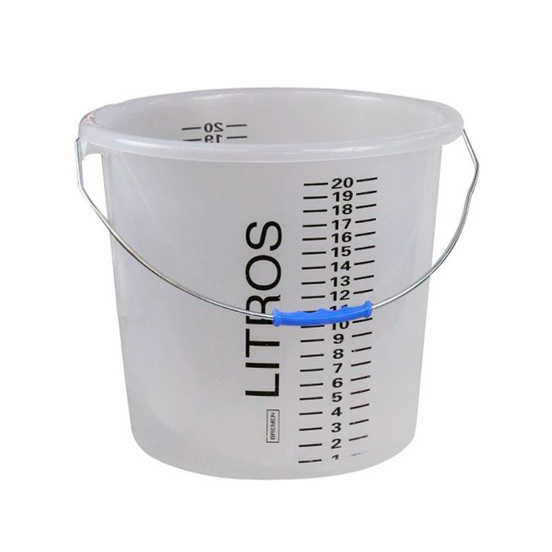 Balde Graduado de Polietileno 20 Litros 6681 BREMEN em Oferta na Shopee