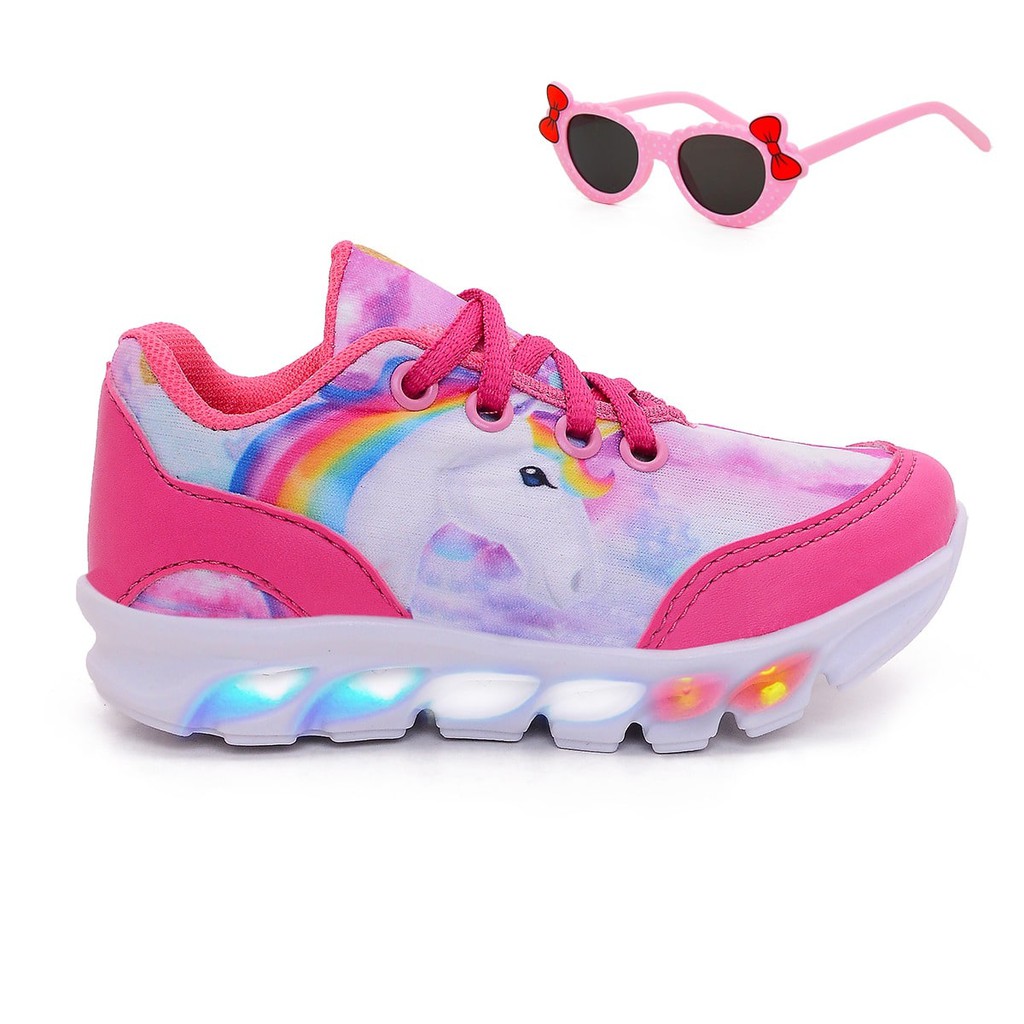 tenis infantil feminino de unicornio