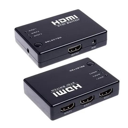 Hub Switch Hdmi 3X1 Liga 3 Hdmi Na Tv