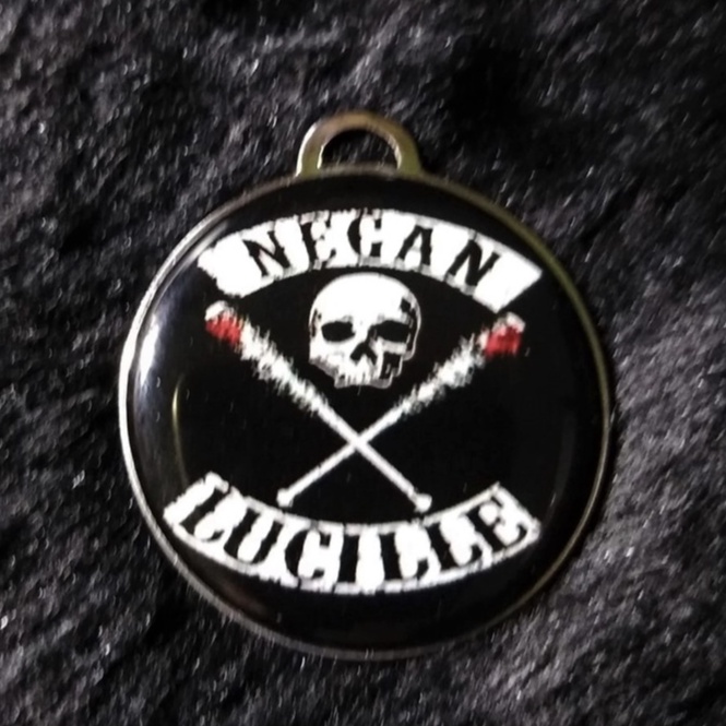 Pingente Negan - Lucille - The Walking Dead - Resinado - Grande