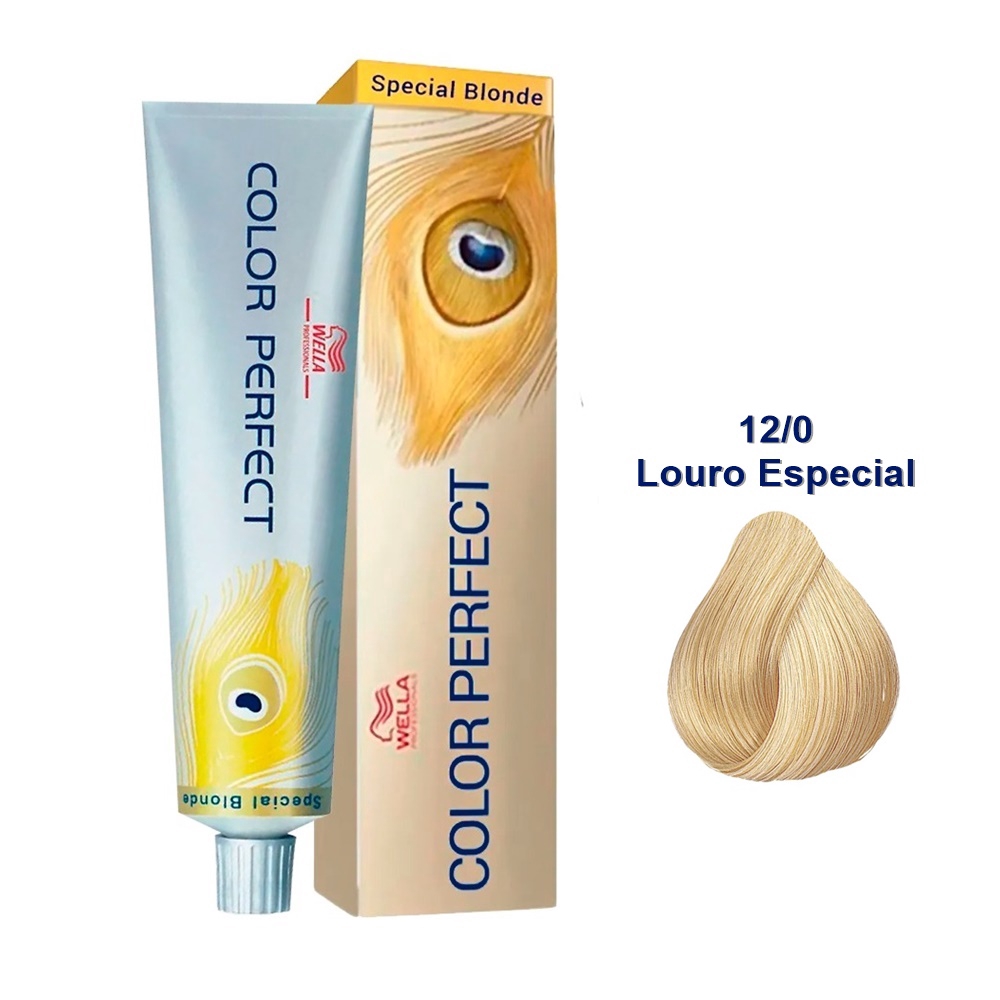 Coloração Wella Color Perfect Special Blond 12/0 60ml | Shopee Brasil