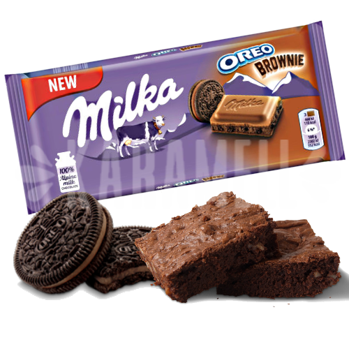 Milka - Chocolate Oreo Brownie - Importado da Áustria