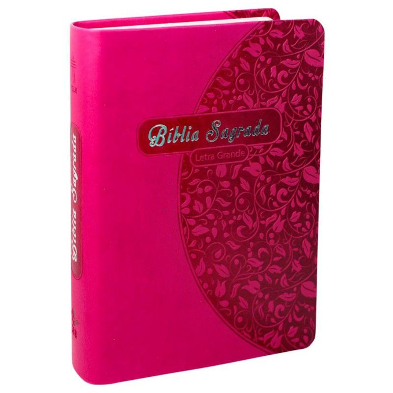 Bíblia Sagrada pequena NTLH Letra Grande - Pink em Oferta na Shopee