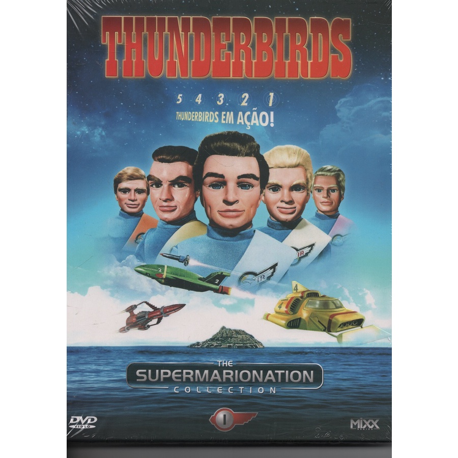 Box Com 4 Dvd´s Thunderbirds Vol. 1 - Com 8 Episódios