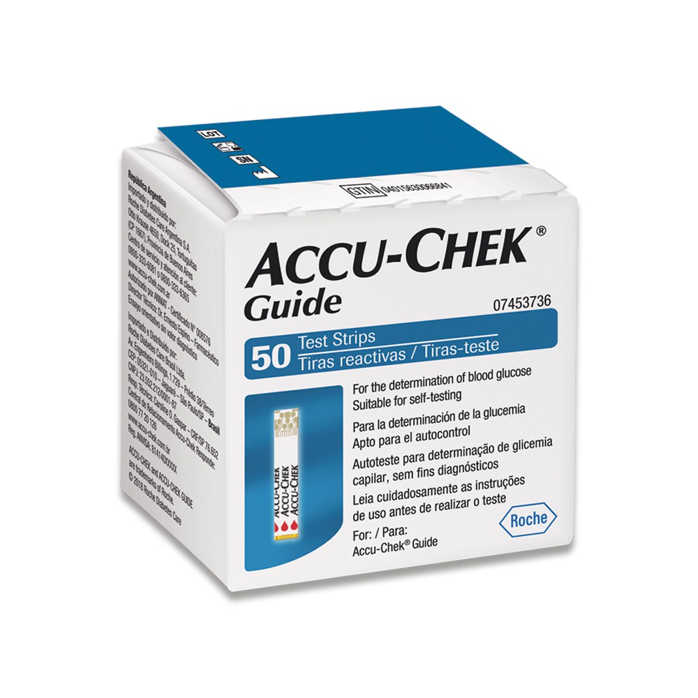 Accu-Chek Guide caixa com 50 Tiras Reagentes - Roche