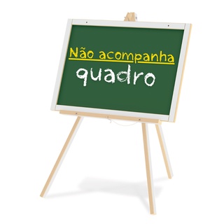 Cavalete Quadros Tripe p/ Lousa Telas Pintura Madeira 82cm