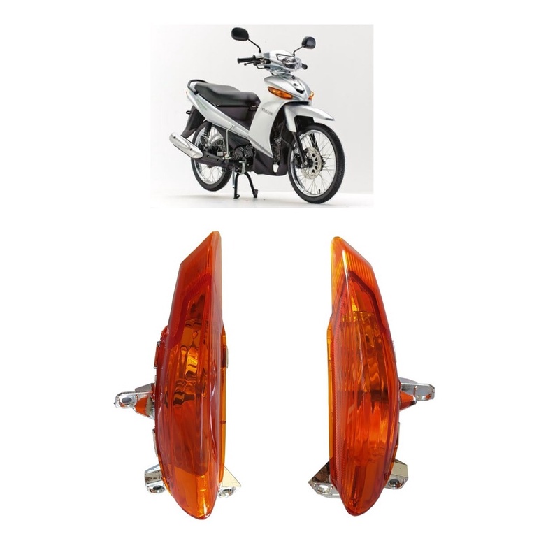 Par Pisca Seta Sinaleira Crypton 115 Laranja 2010 A 2011