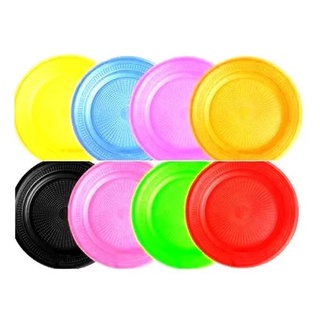Prato 15cm Plástico 10unidades - Forfest (VÁRIAS CORES)