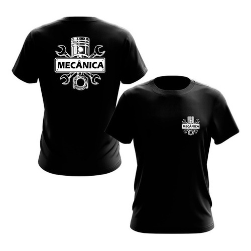 Camiseta Mecânica Oficina Uniforme Profissional Serviço
