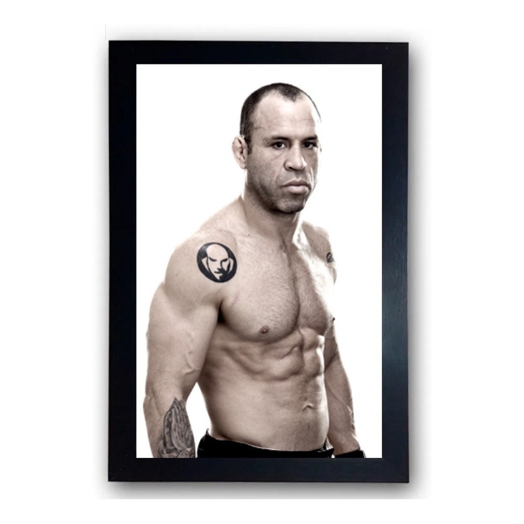 Quadro Ufc Mma Wanderlei Silva Moldurado Cod.1