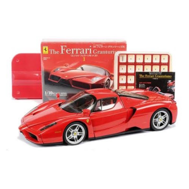 Kit Com 20 Edições, Fascículos e Peças Da Coleção Ferrari Enzo 1:10 Planeta Deagostini
