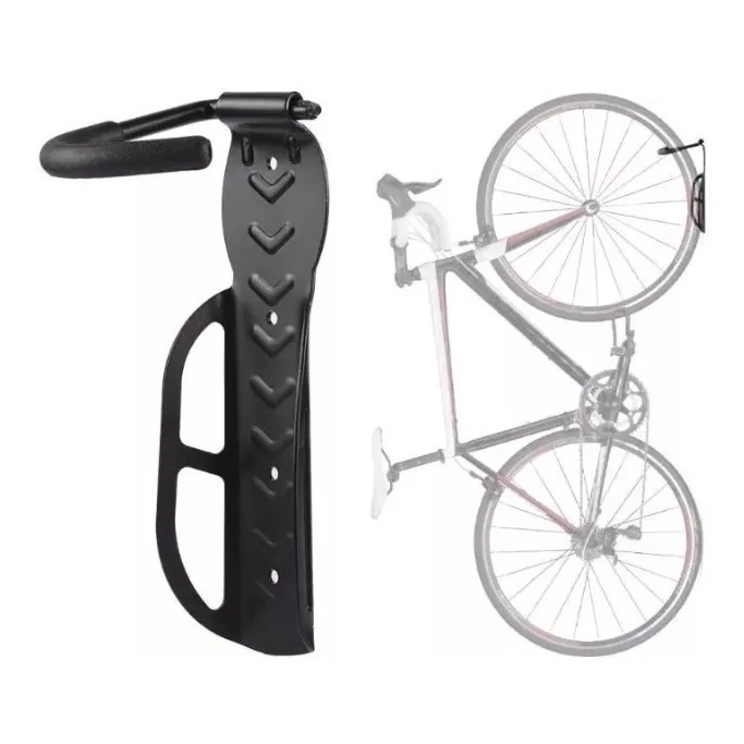 Suporte Parede Vertical Para Bicicleta Bike Bicicletário Estacionamento CZO